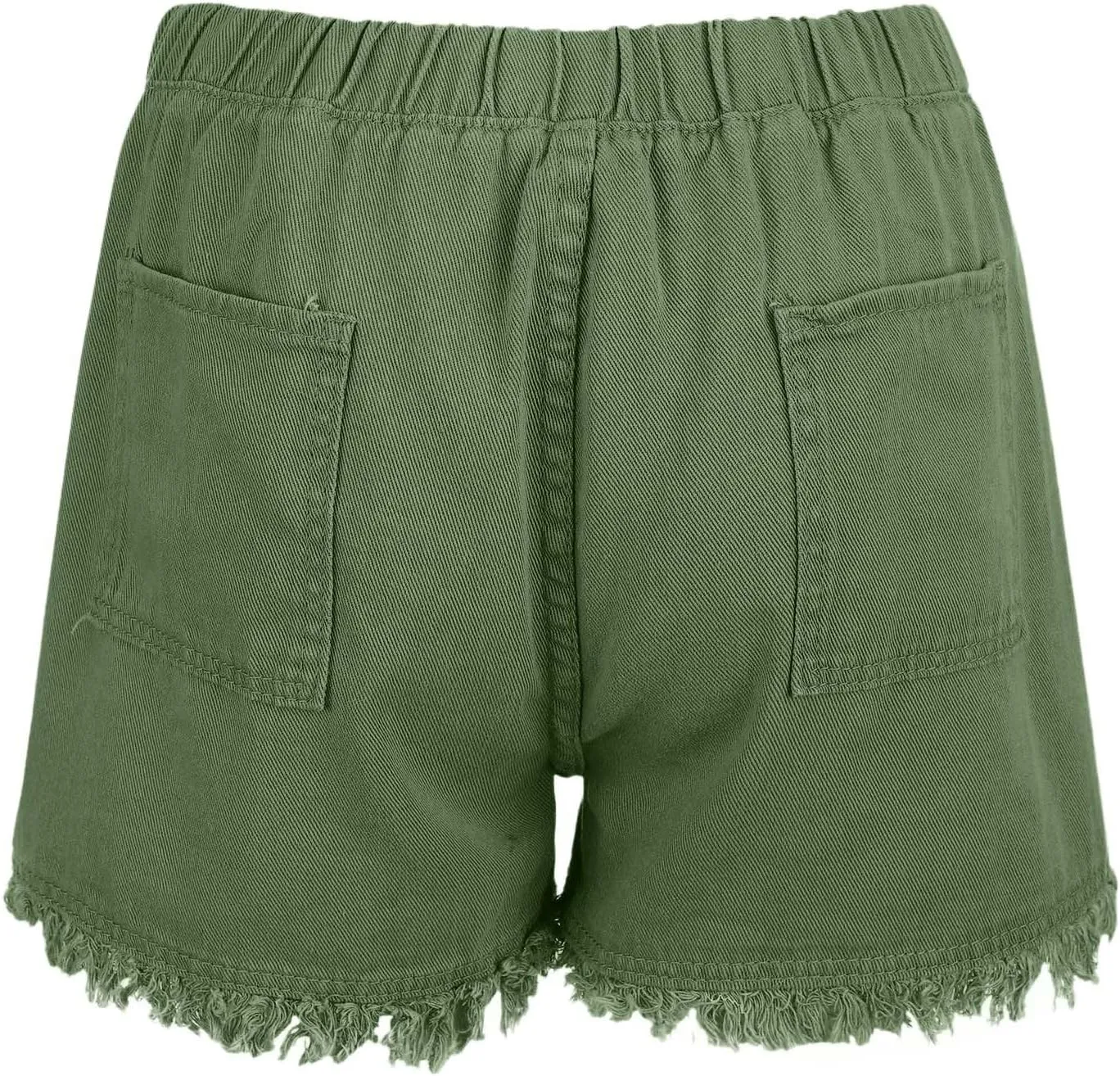 Jeans Shorts for Women Elastic High Waisted Stretchy Drawstring Slim Fit Casual Denim Shorts Lightweight Baggy Summer Jorts