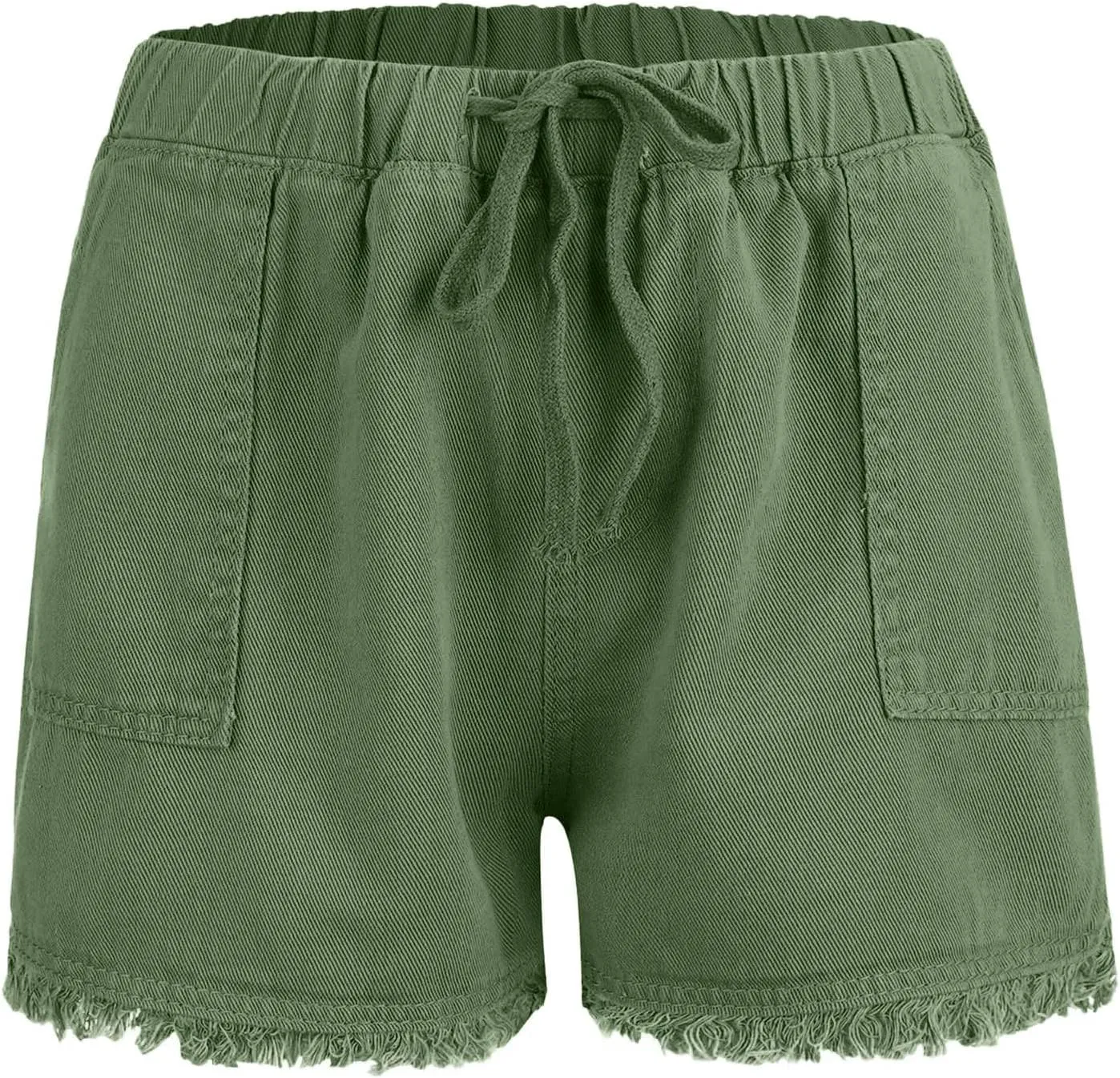Jeans Shorts for Women Elastic High Waisted Stretchy Drawstring Slim Fit Casual Denim Shorts Lightweight Baggy Summer Jorts