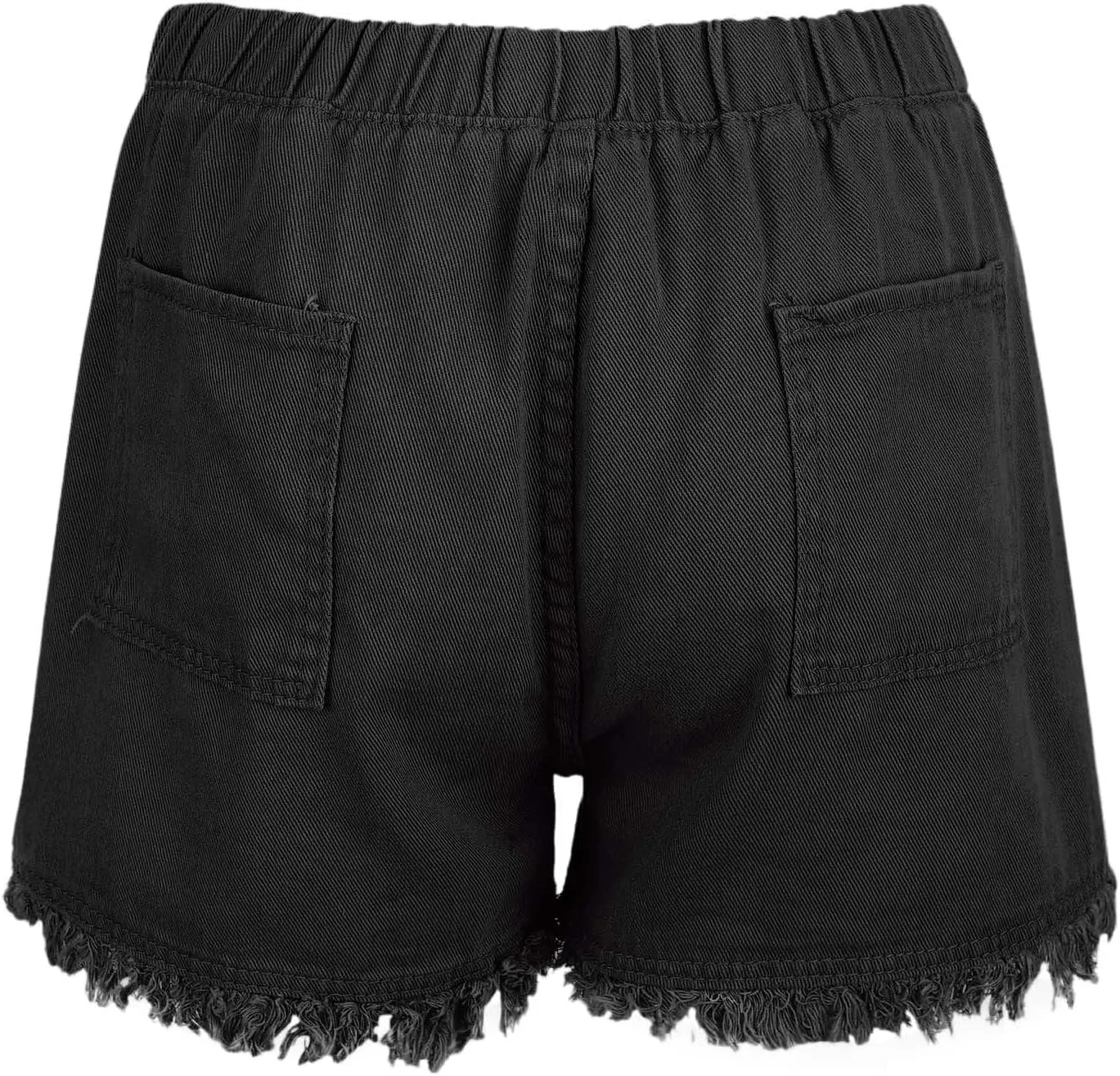 Jeans Shorts for Women Elastic High Waisted Stretchy Drawstring Slim Fit Casual Denim Shorts Lightweight Baggy Summer Jorts