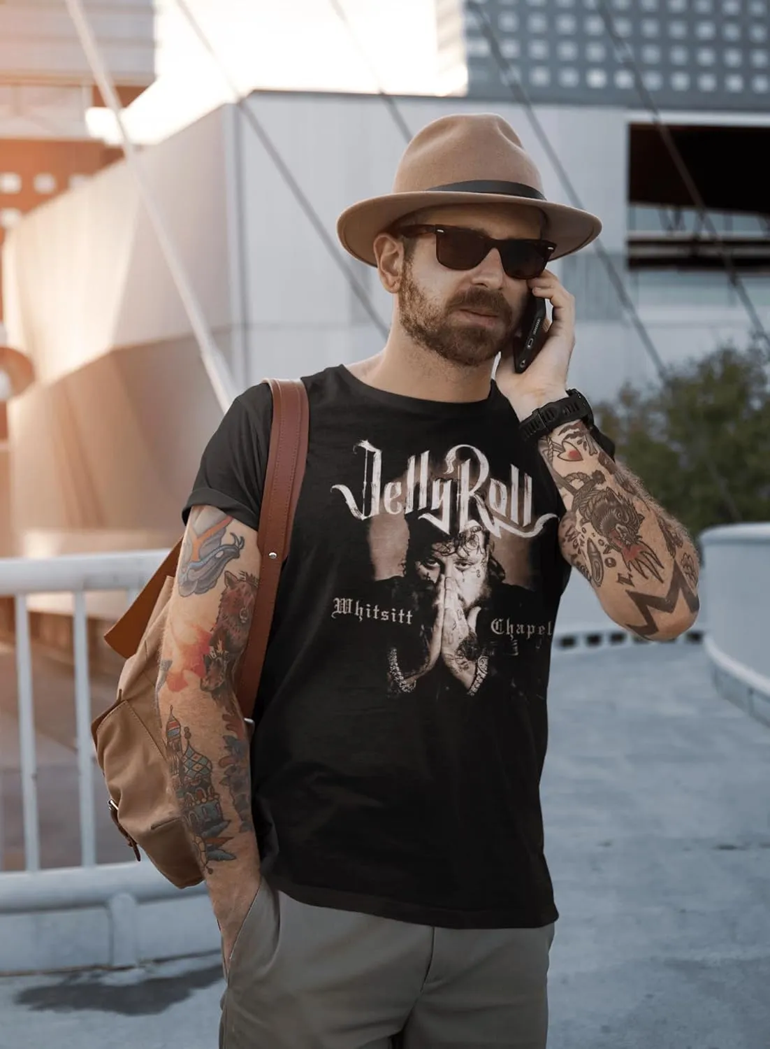 Jelly Roll Jr. Whitsitt Chapel Mens Black Short Sleeve T Shirt