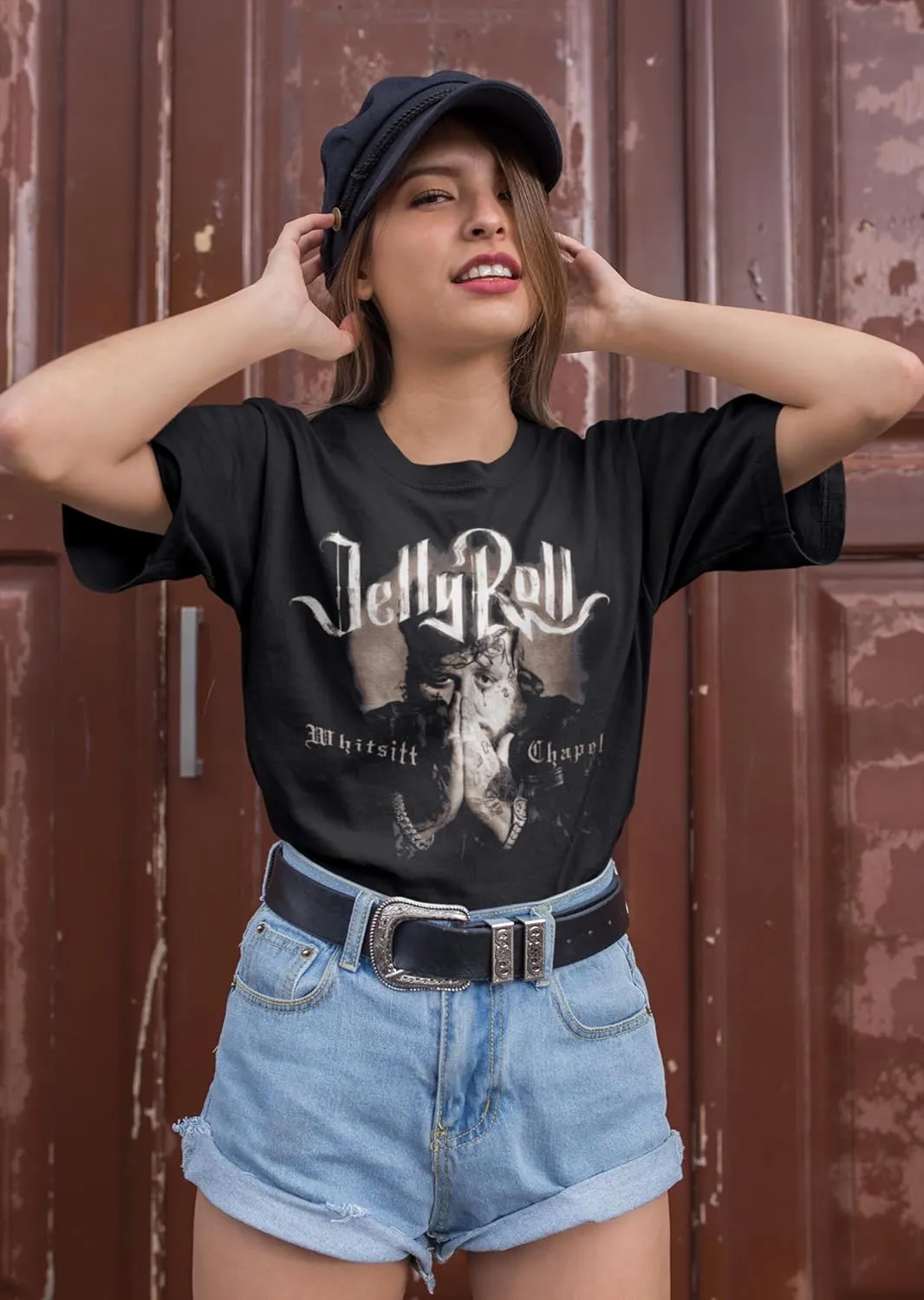 Jelly Roll Jr. Whitsitt Chapel Mens Black Short Sleeve T Shirt