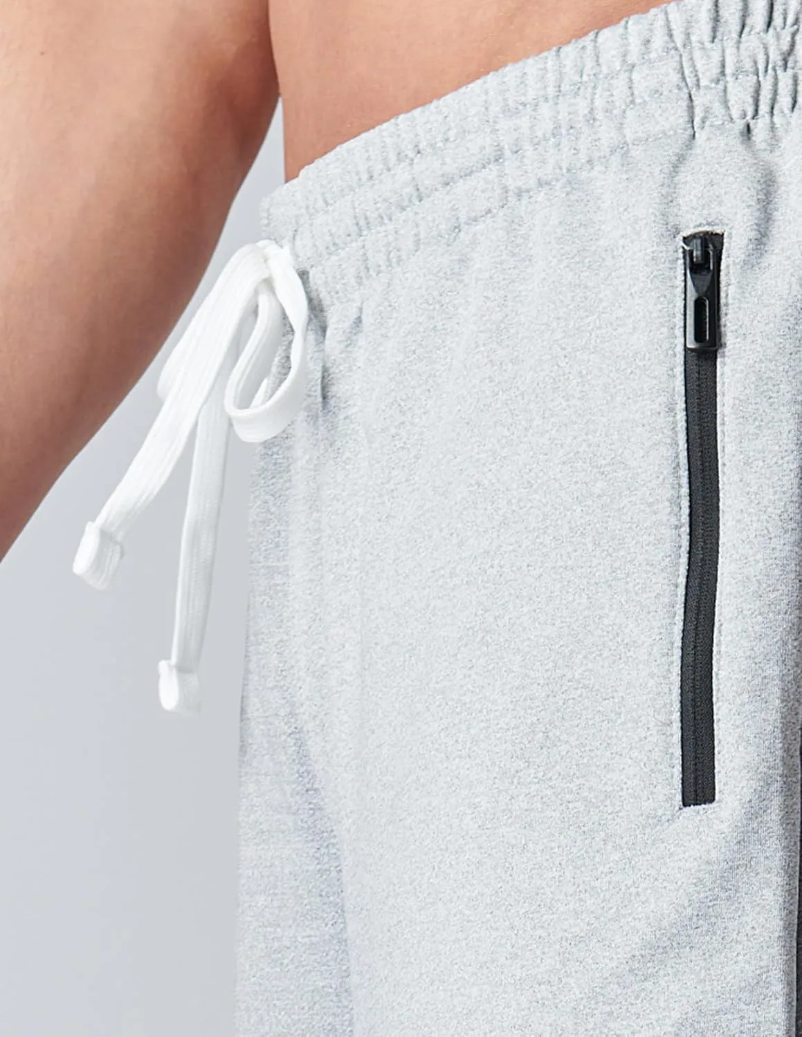 Liberty Imports 3 Pack Mens Sweat Shorts Athletic Casual Jogger Shorts with Zipper Pockets, Terry Performance Tech Activewear