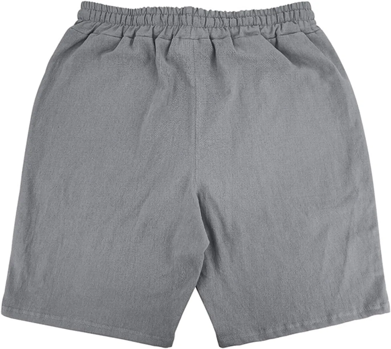 Linen Shorts for Mens Baggy Cool Boho Beach Vacation Summer Pants Elastic Waist Drawstring Casual Shorts with Pockets