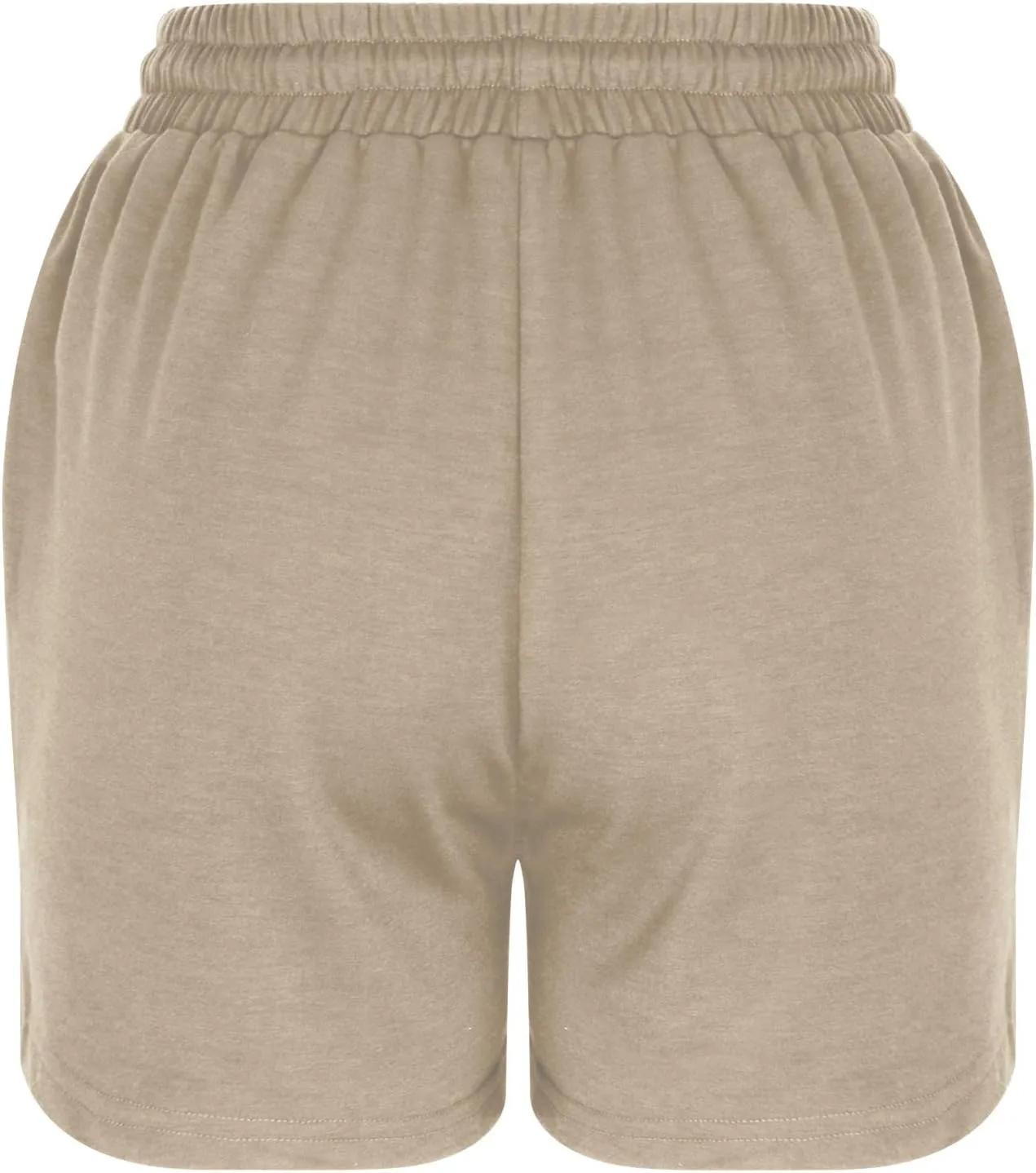 Linen Shorts for Women Casual Solid High Waisted Shorts Summer Wide Leg Drawstring Short Comfy Beach Pocketed Short