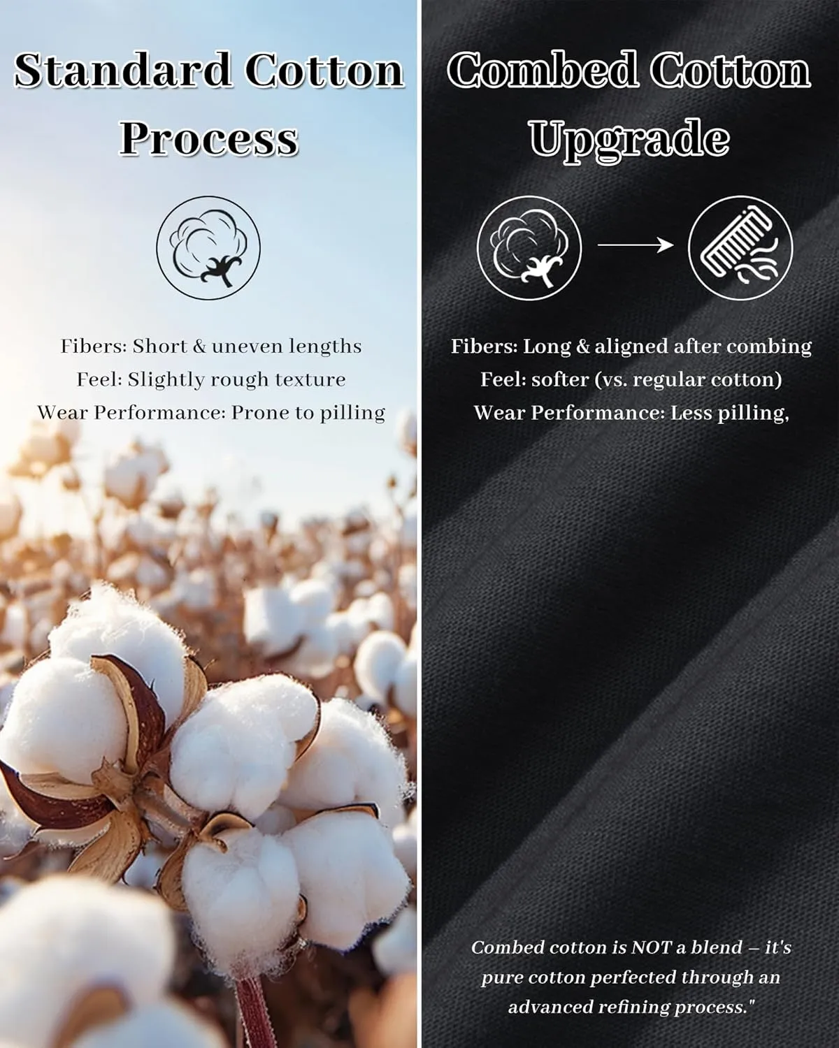 MAGNIVIT Men's Cotton Pocket Tee Shirts Soft Crew Neck Solid Color T Shirt Casual Short Sleeve Summer Basic Tops