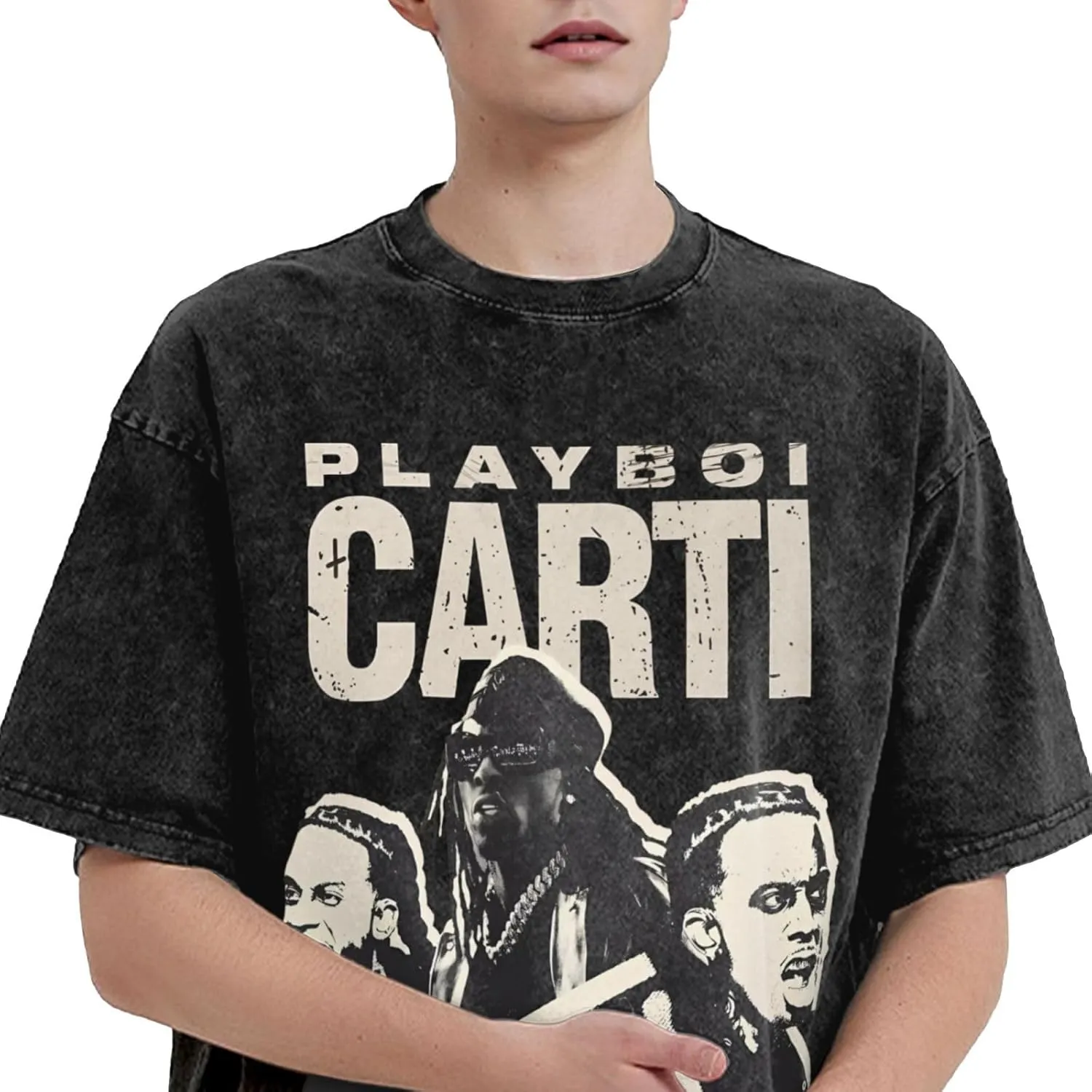 Man'S Streetwear Oversized Funny T Shirt Short Sleeve Unisex Teens Cotton Tshirts
