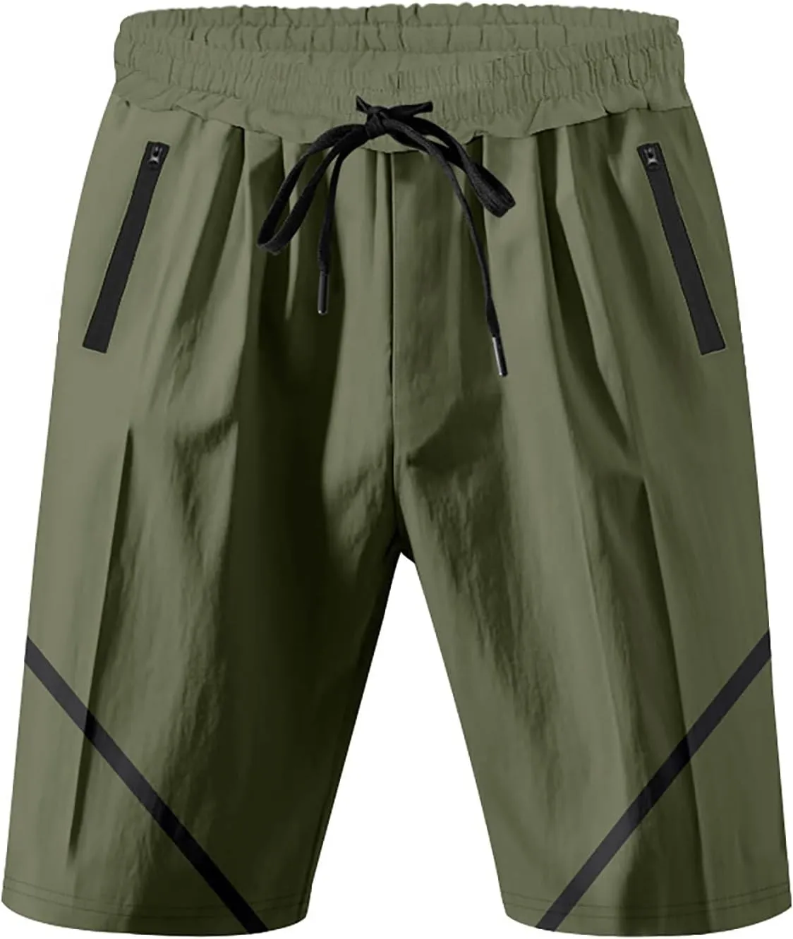 Men Athletic Shorts Beach Basketball Workout SweatShorts Elastic Waist Drawstring Loose Fit Comfy Shorts with Pockets