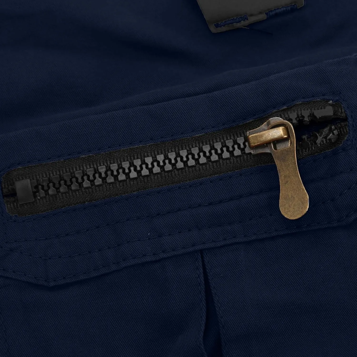 Men Casual Fashion Solid Shorts with Multi-Pockets Button Zipper Cargo Shorts Pants Outdoors Workwear