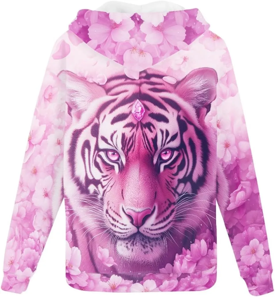 Men Women Full Zip-Up Hoodies 3D Print Graphic Sweatshirts Cool Novelty Hooded Hoodie