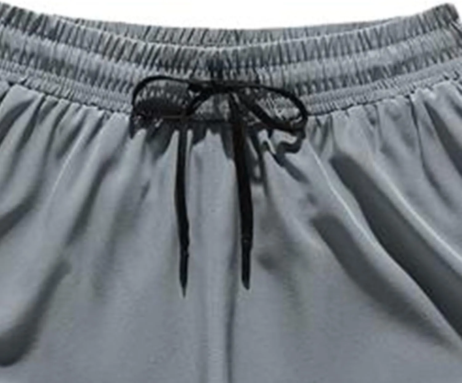 Mens 5" Gym Running Shorts Elastic Drawstring Waist Sweat-Shorts 2 in 1 Quick Dry Workout Athletic Short Pants