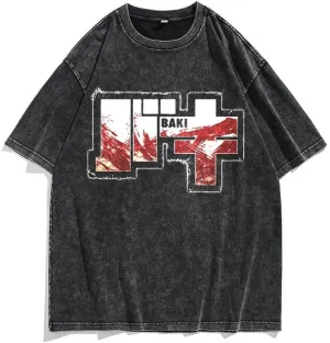 Men's 90s Vintage Anime Graphic Shirts Summer Casual Hip Hop Tee Streetwear Harajuku Top Tshirt Y2K Tops