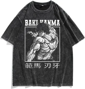 Men's 90s Vintage Anime Graphic Shirts Summer Casual Hip Hop Tee Streetwear Harajuku Top Tshirt Y2K Tops