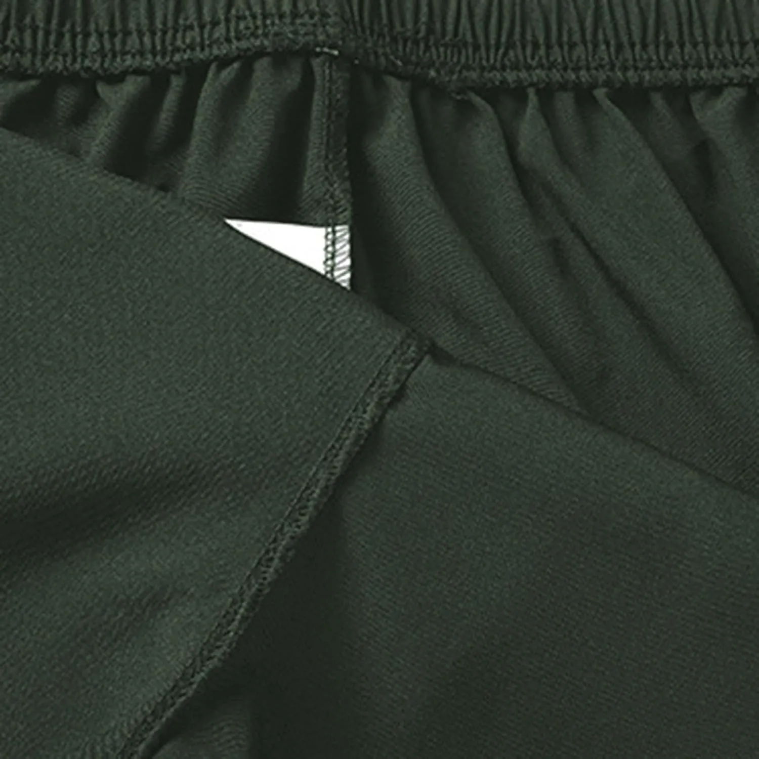 Men's Active Shorts Ice Silk Drawstring Elastic Waisted Quick Dry Athletic Shorts Running Gym Workout Casual Short Pants