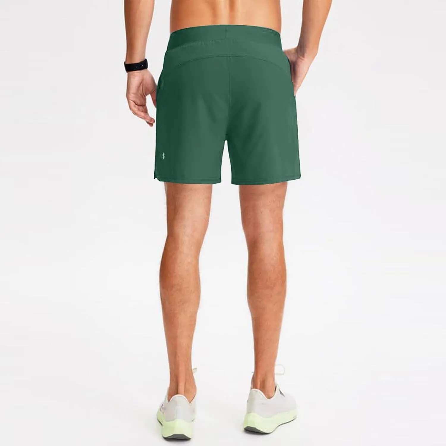 Mens Athletic Running Shorts Classic Stretch Waist Drawstring Quick Dry Work Short Pants Outdoor Gym Workout Shorts