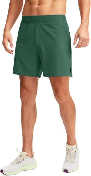 Mens Athletic Running Shorts Classic Stretch Waist Drawstring Quick Dry Work Short Pants Outdoor Gym Workout Shorts