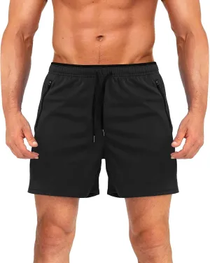 Mens Athletic Shorts Quick Dry Breathable Loose Fit Hiking Workout SweatShorts Elastic Waist Drawstring Summer Shorts