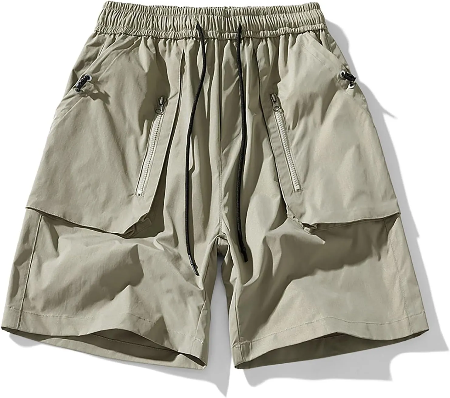 Mens Athletic Shorts Workout Gym Running Exercise Training Drawstring Fashion 2024 Sports Shorts with Pockets