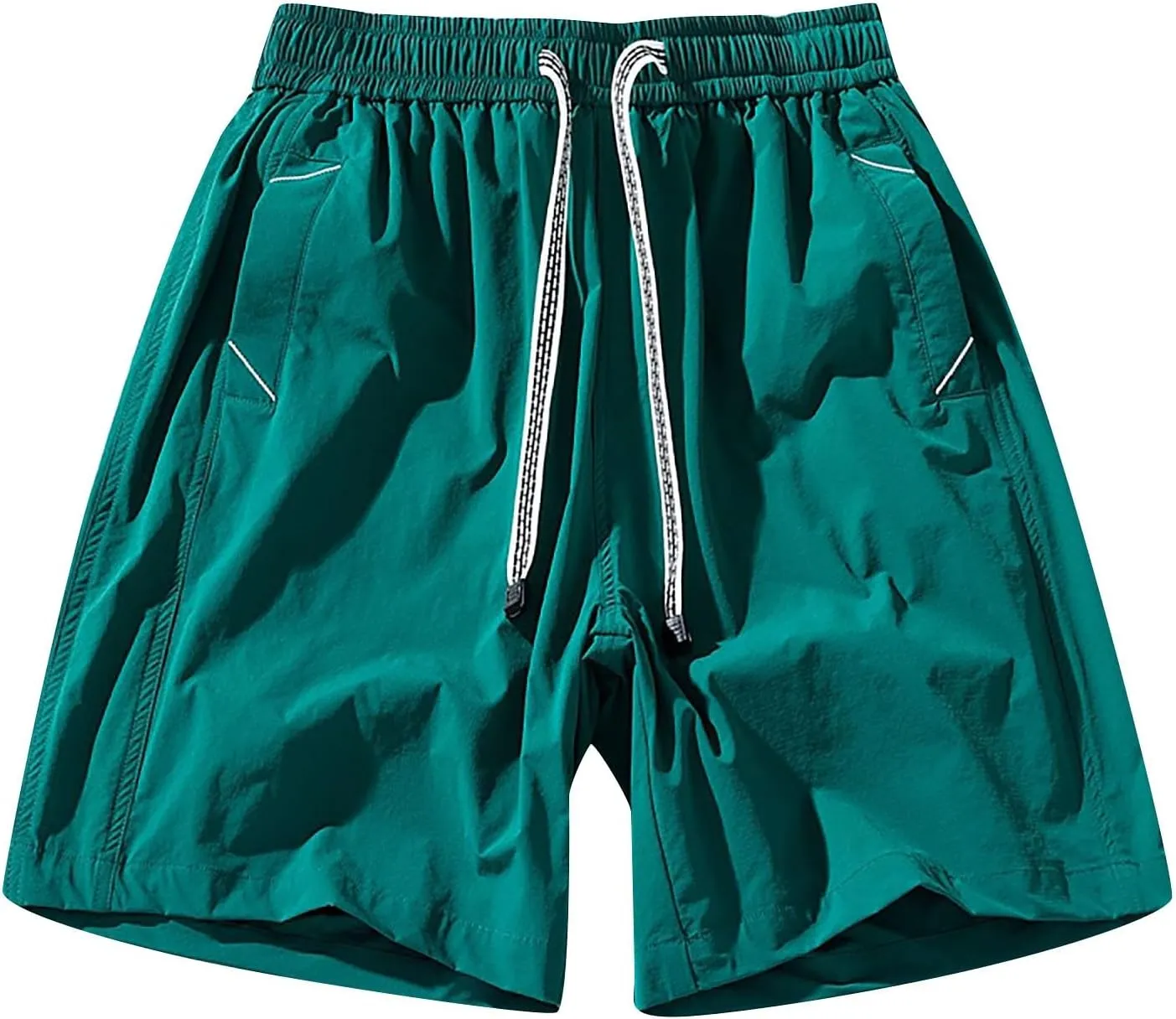 Mens Athletic Shorts Workout Gym Running Exercise Training Drawstring Fashion 2024 Sports Shorts with Pockets
