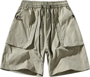 Mens Athletic Shorts Workout Gym Running Exercise Training Drawstring Fashion 2024 Sports Shorts with Pockets