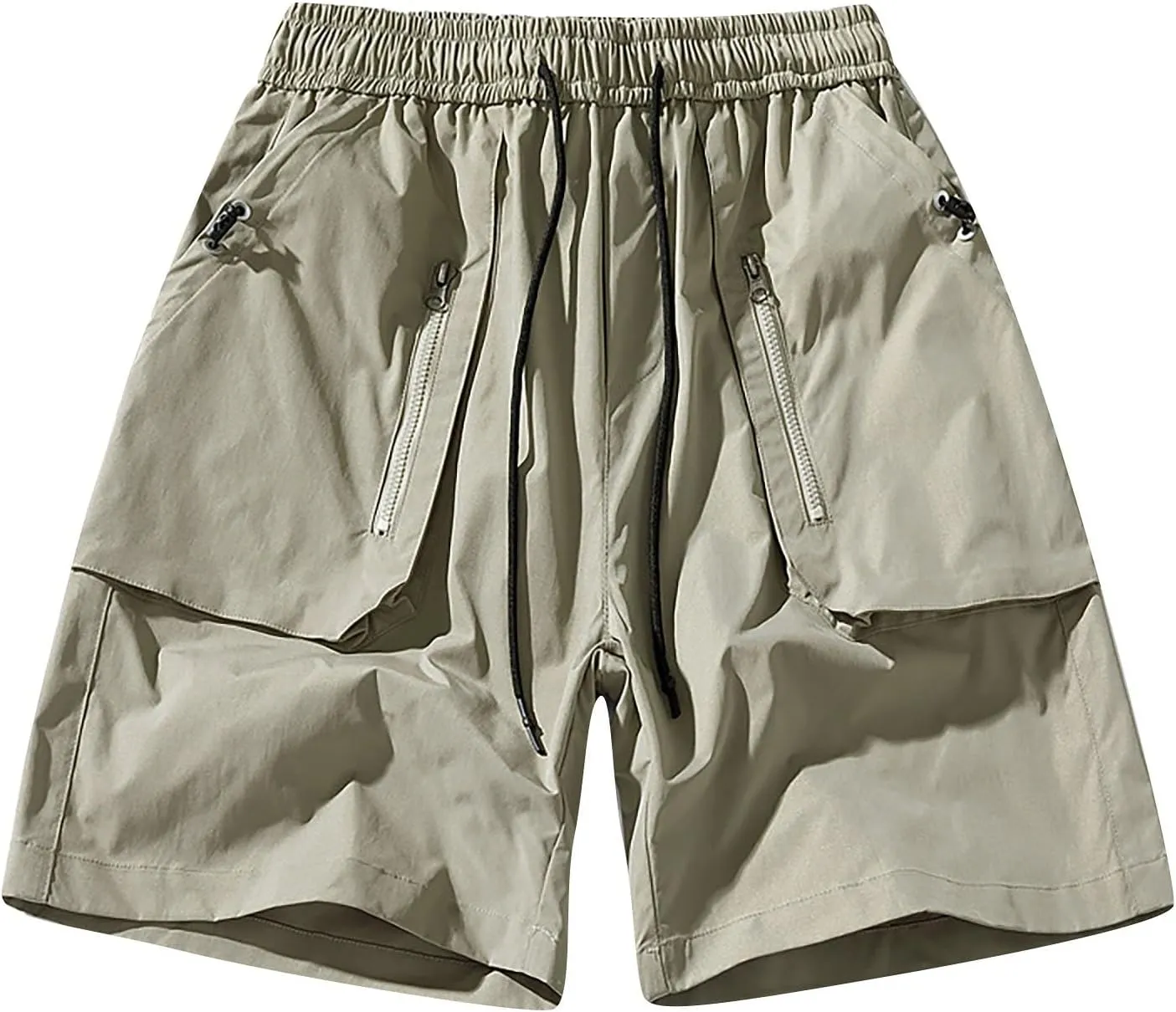 Mens Athletic Shorts Workout Gym Running Exercise Training Drawstring Fashion 2024 Sports Shorts with Pockets