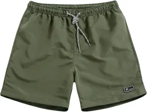 Mens Beach Shorts Elastic Waist Loose Casual Shorts with Pockets Plus Size Knee Length Short Pants 2025