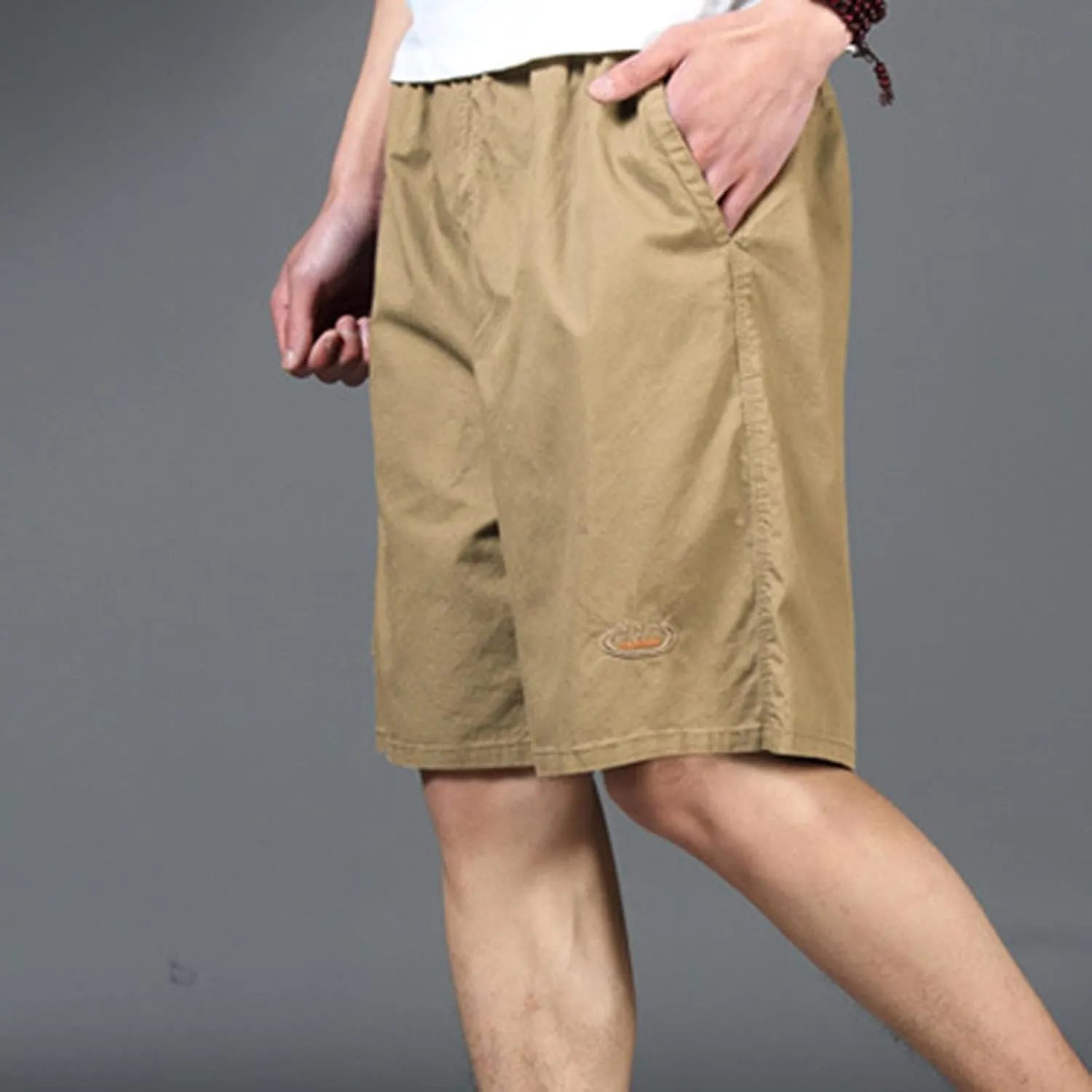 Men's Carpenter Denim Shorts Summer Classic Multiple Pocket Design Cargo Hiking Shorts with Durable Triple-Stitch Hem