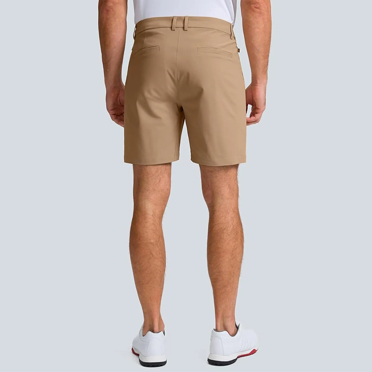 Mens Golf Shorts Classic Fit Flat Front Stretch Lightweight Joggers Work Quick Dry Hiking Travel Pant with Pockets
