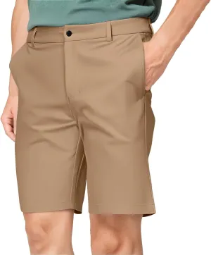 Mens Golf Shorts Classic Fit Flat Front Stretch Lightweight Joggers Work Quick Dry Hiking Travel Pant with Pockets