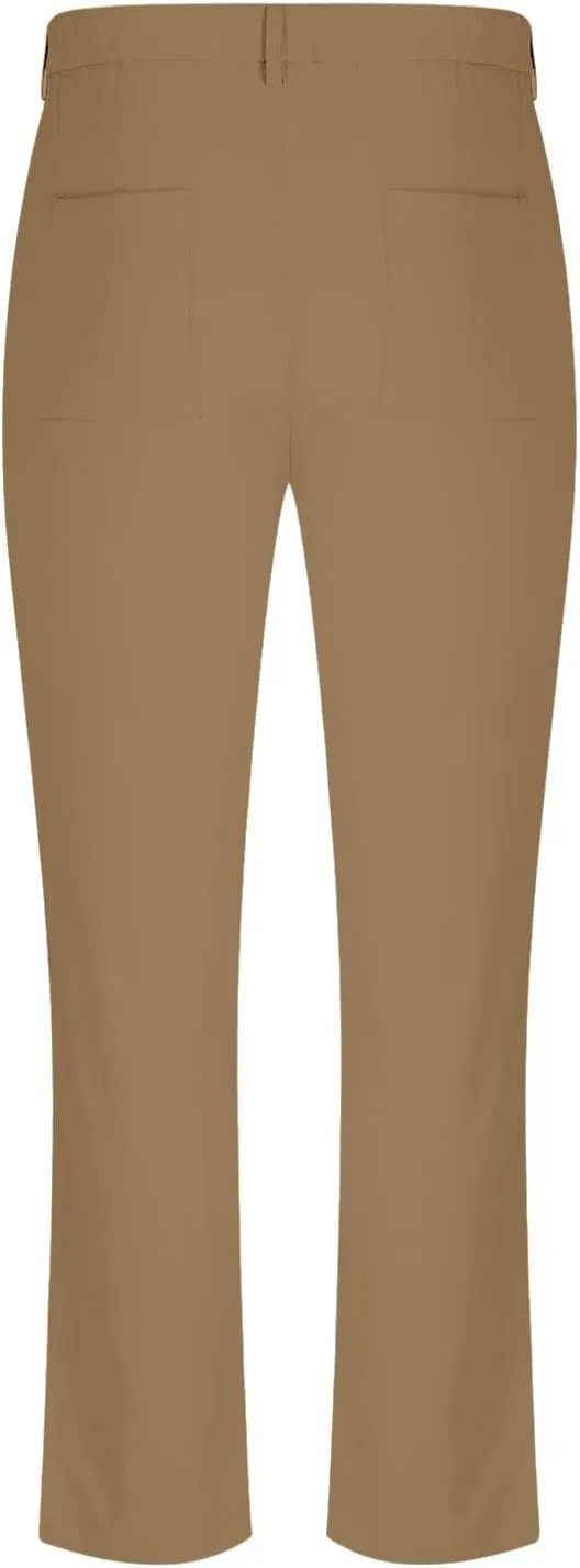 Men's Loose Dress Pants Wrinkle Free Straight Leg Summer Office Long Pant Soft Classic Fit Wide Beach Yoga Trousers