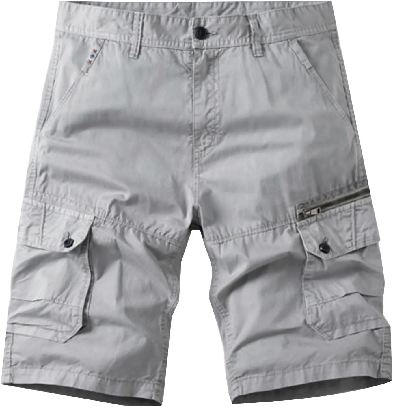 Men's Loose Fit Cargo Shorts with Multi Pockets Outdoor Plus Size Casual Summer Short Pants for Hiking Camping Travel