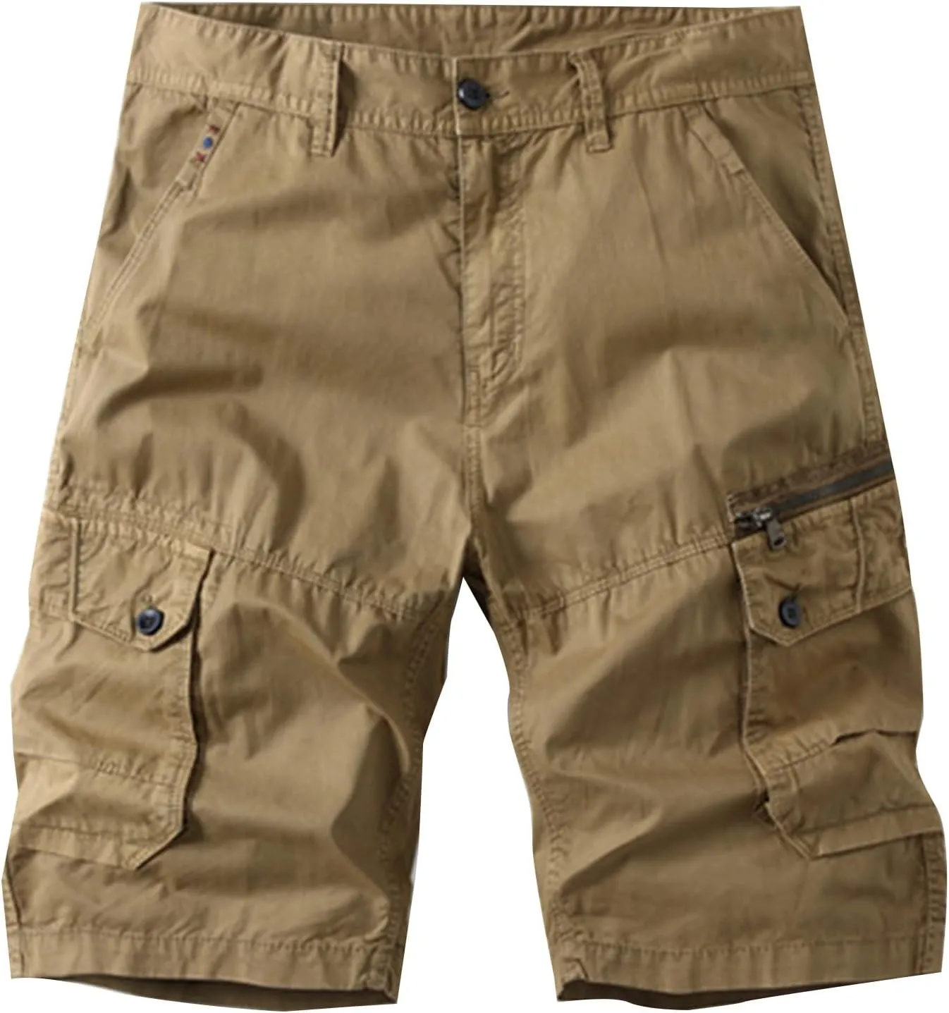 Men's Loose Fit Cargo Shorts with Multi Pockets Outdoor Plus Size Casual Summer Short Pants for Hiking Camping Travel