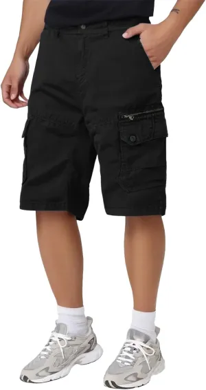 Men's Loose Fit Cargo Shorts with Multi Pockets Outdoor Plus Size Casual Summer Short Pants for Hiking Camping Travel