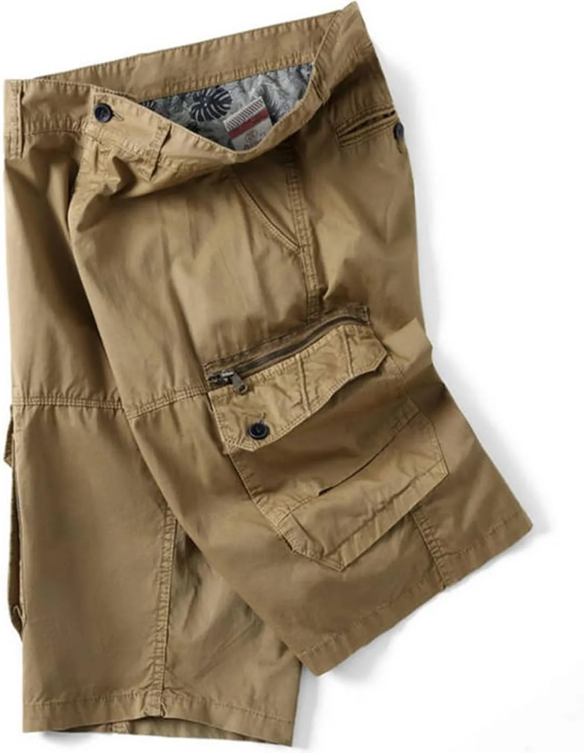 Men's Loose Fit Cargo Shorts with Multi Pockets Outdoor Plus Size Casual Summer Short Pants for Hiking Camping Travel