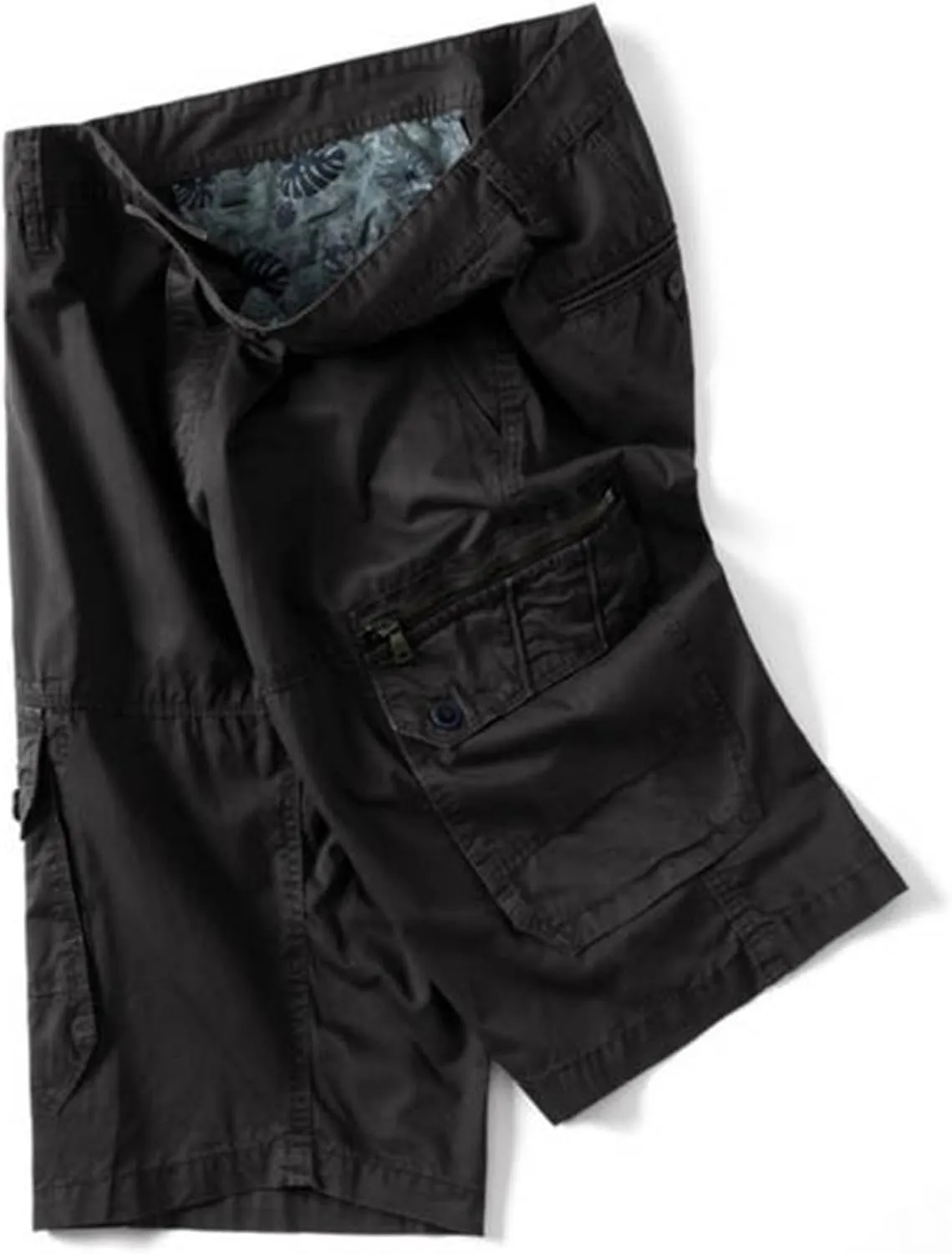 Men's Loose Fit Cargo Shorts with Multi Pockets Outdoor Plus Size Casual Summer Short Pants for Hiking Camping Travel