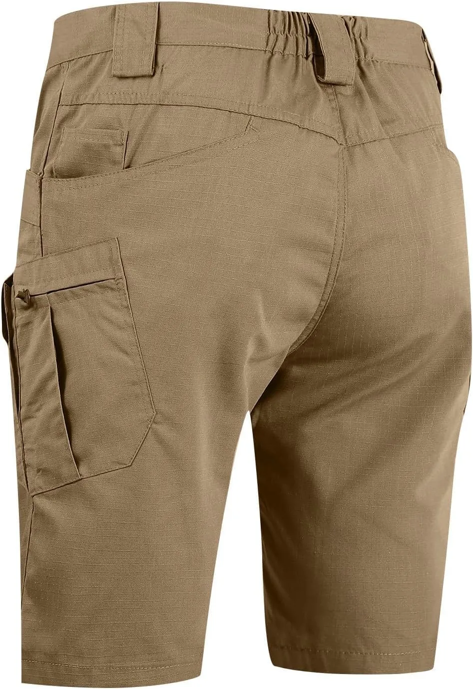 Mens Military Tactical Shorts Flat Front Combat Cargo Shorts Moisture Quick Dry Hiking Pants with Multiple Pockets