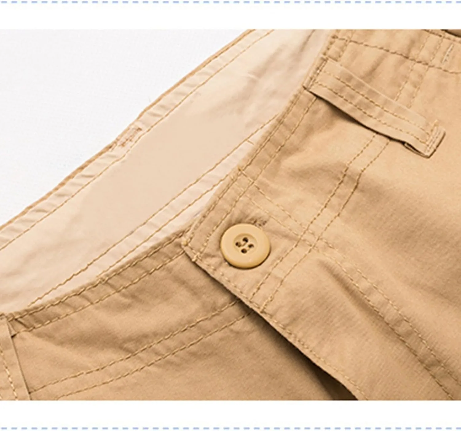 Mens Outdoor Shorts Trendy Plus Size Multiple Pockets Button Zipper up Cargo Shorts Casual Business Baggy Short Pants