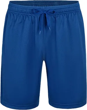 Men's Quick Dry Athletic Shorts Summer Casual Drawstring Running Shorts Gym Workout Sports Shorts with Pockets