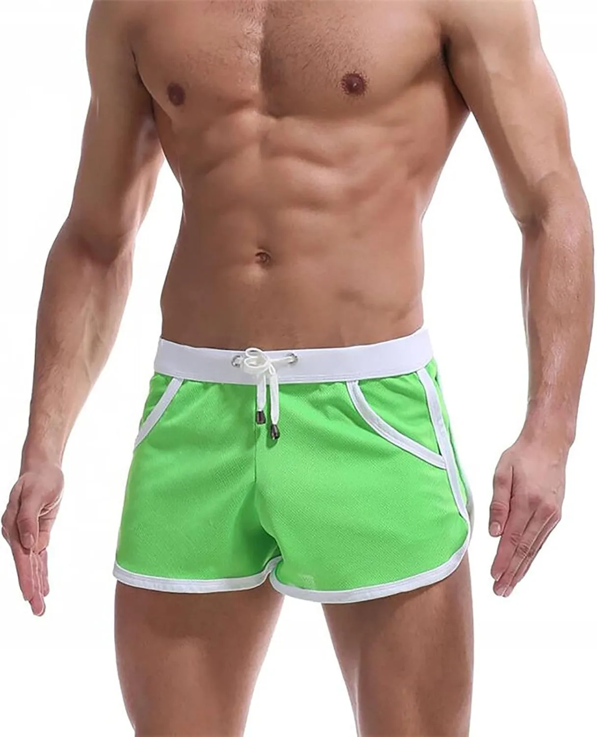 Men's Running Shorts 3 Inch Quick Dry Breathable with Pocket Adjustable Elastic Lace-Up Gym Gym Shorts Pack 2025