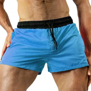 Men's Running Shorts 3 Inch Quick Dry Gym Workout Athletic Jogging Shorts Lightweight Stretch Elastic Waist Sweat Shorts