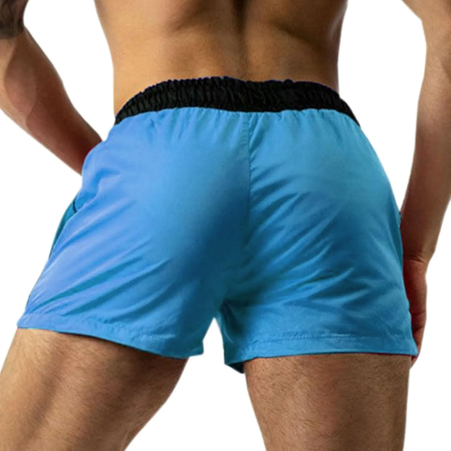 Men's Running Shorts 3 Inch Quick Dry Gym Workout Athletic Jogging Shorts Lightweight Stretch Elastic Waist Sweat Shorts