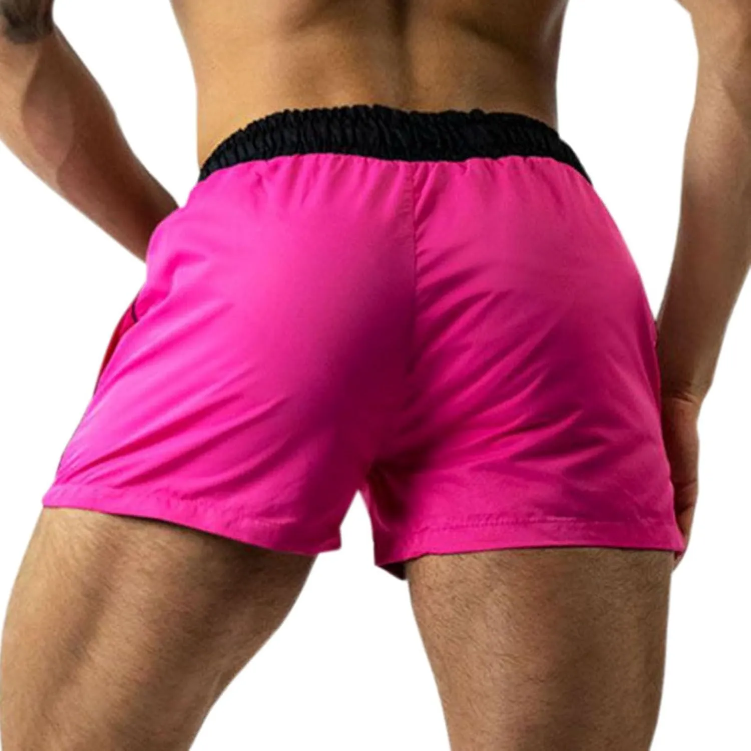 Men's Running Shorts 3 Inch Quick Dry Gym Workout Athletic Jogging Shorts Lightweight Stretch Elastic Waist Sweat Shorts