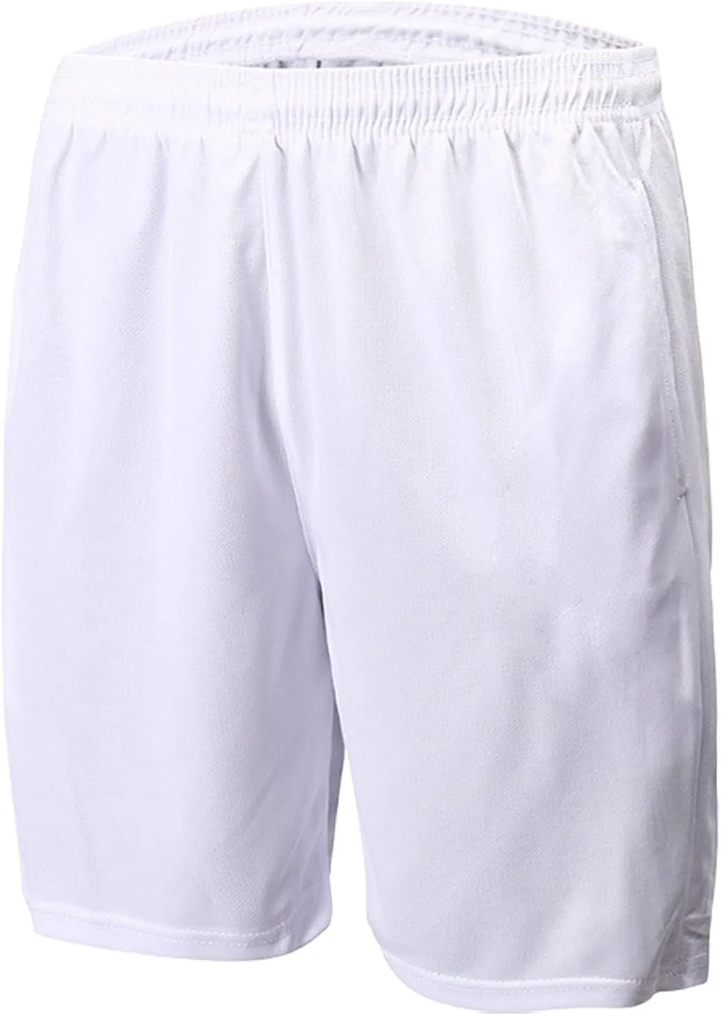 Mens Shorts Athletic Football Running Fitness Workout Pants Breathable Comfy Elastic Waist Casual Shorts with Pockets