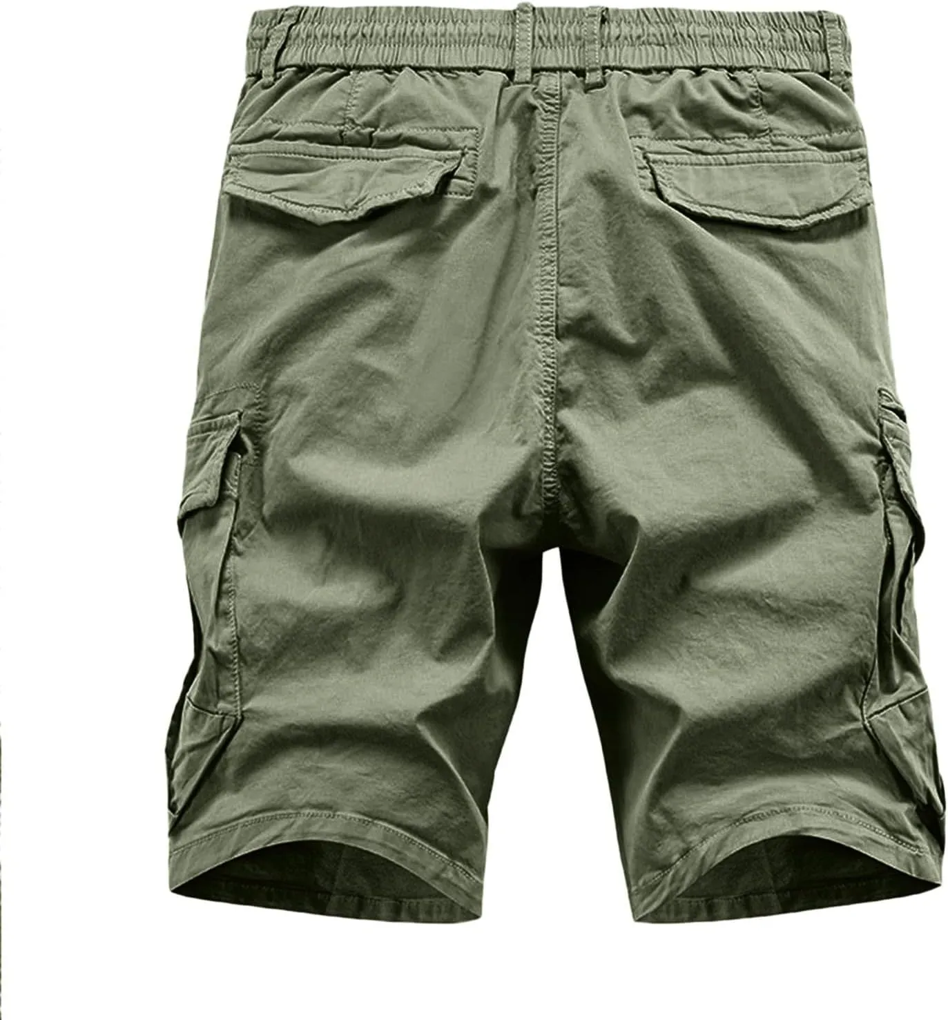 Mens Shorts Casual Big and Tall Outdoor Cargo Shorts Expandable Waist Water Resistant Quick Dry Fishing Hiking Shorts