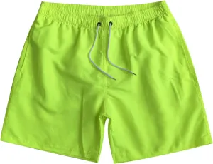 Mens Shorts Quick Dry Workout Athletic Solid Color Shorts with Zipper Pockets Casual Running Drawstring Shorts 2025