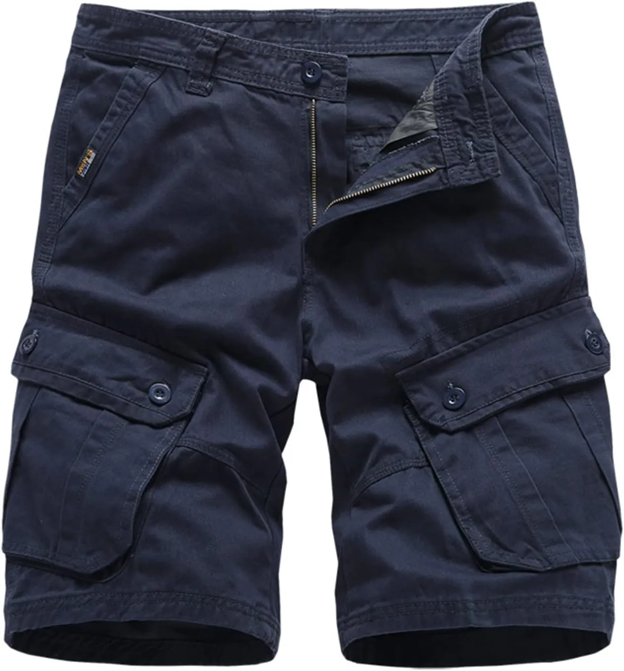 Men's Summer Plus Size Cargo Shorts with Multi-Pockets Relaxed Fit Beach Outdoors Work Trousers Short Pants