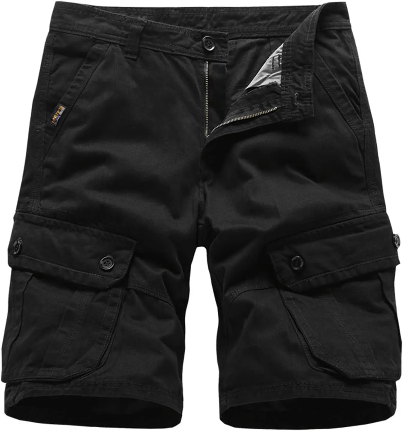 Men's Summer Plus Size Cargo Shorts with Multi-Pockets Relaxed Fit Beach Outdoors Work Trousers Short Pants