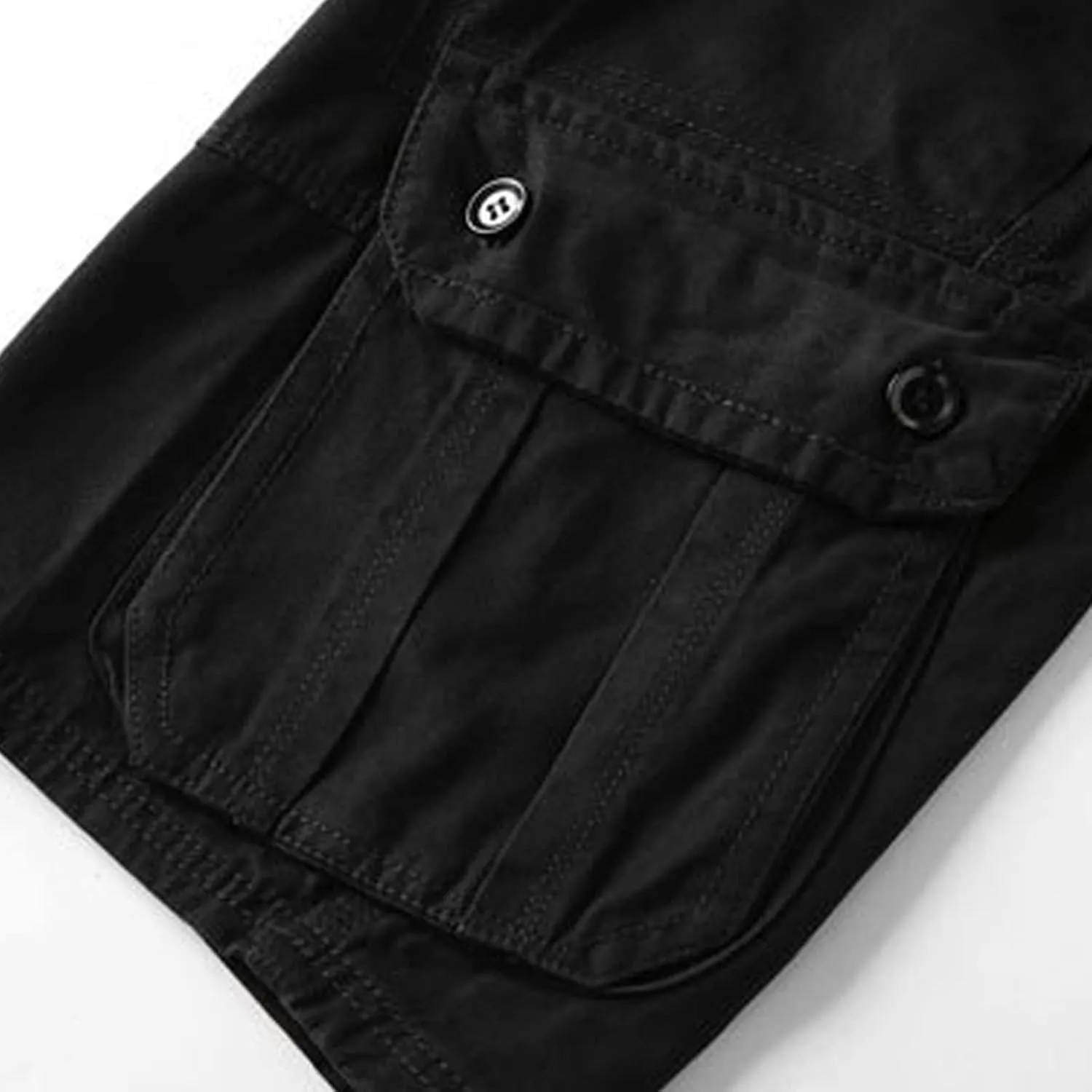 Men's Summer Plus Size Cargo Shorts with Multi-Pockets Relaxed Fit Beach Outdoors Work Trousers Short Pants