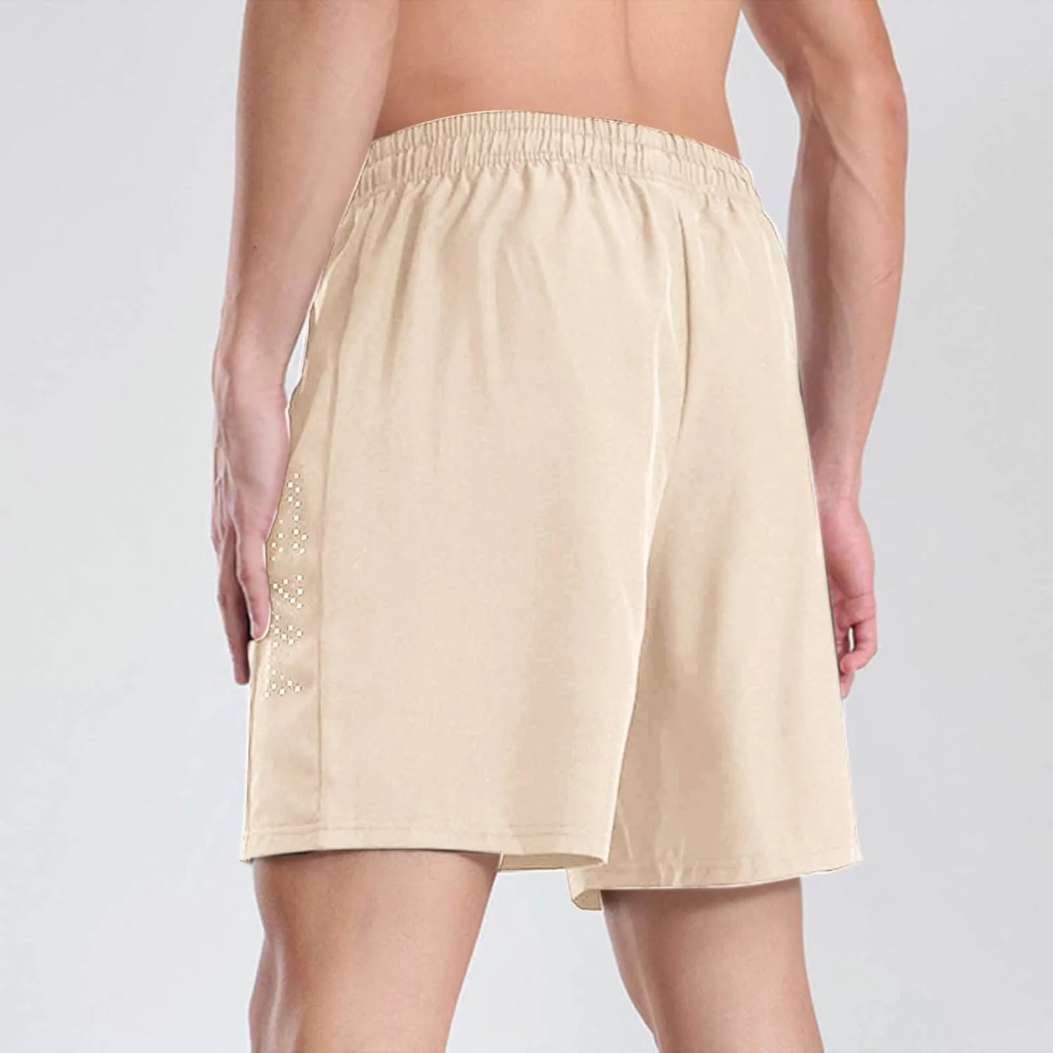 Men's Sweat Shorts Baggy Drawstring Elastic Waist Gym Workout Running Athletic Shorts Quick Dry Casual Joggers Pants
