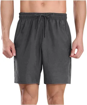 Men's Sweat Shorts Baggy Drawstring Elastic Waist Gym Workout Running Athletic Shorts Quick Dry Casual Joggers Pants