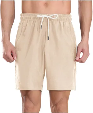 Men's Sweat Shorts Baggy Drawstring Elastic Waist Gym Workout Running Athletic Shorts Quick Dry Casual Joggers Pants